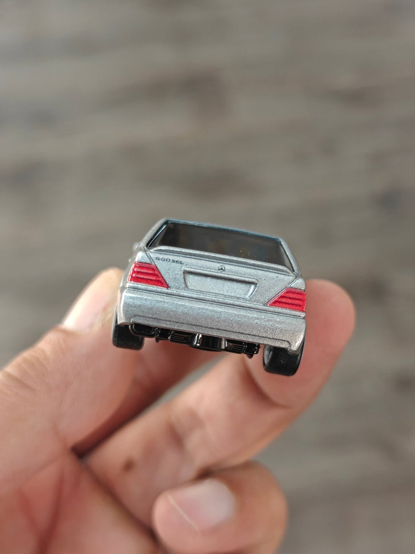 Premium Hot Wheels Mercedes - Benz 500 SEL - Silver (Uncarded - New) - Kinder Logs