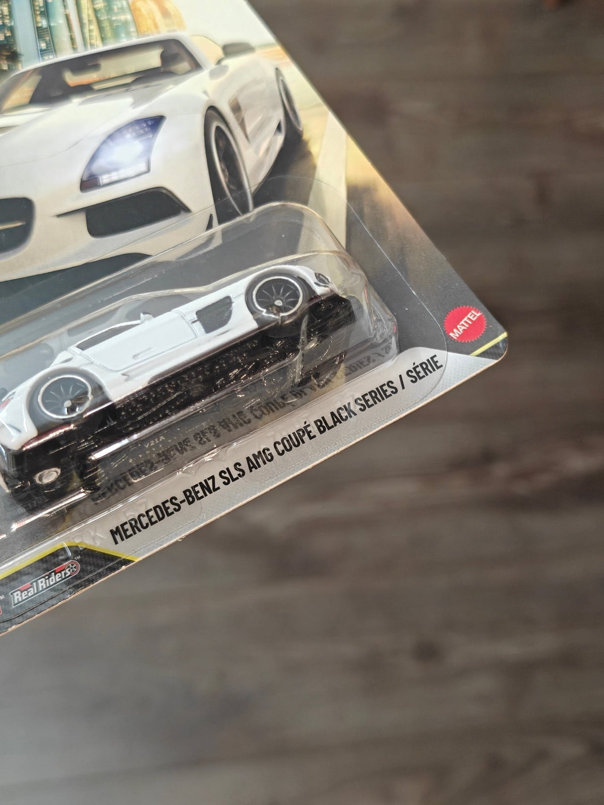 Premium Hot Wheels Mercedes-Benz SLS AMG Coupe Black Series (Imported) - Kinder Logs