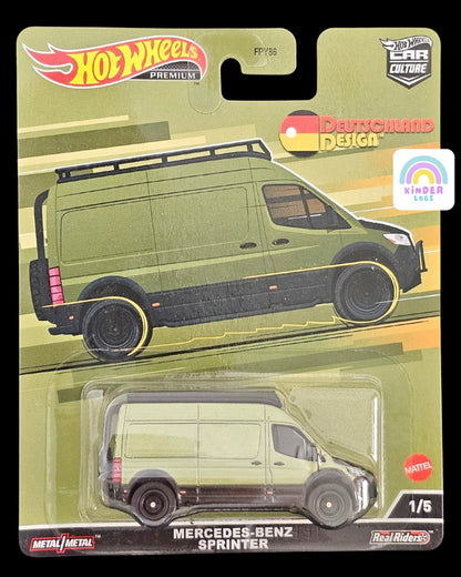 Premium Hot Wheels Mercedes - Benz Sprinter - Kinder Logs