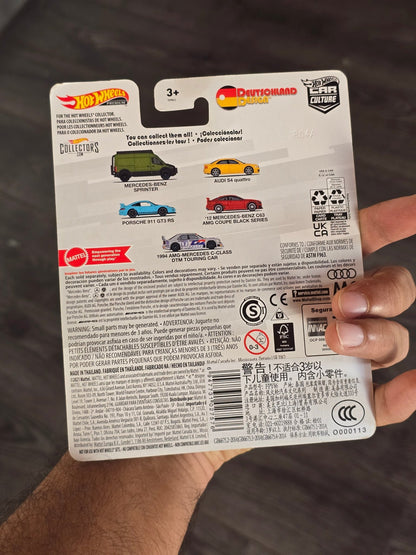 Premium Hot Wheels Mercedes - Benz Sprinter - Green (Deutschland Design) - Kinder Logs