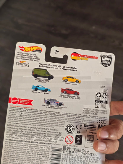 Premium Hot Wheels Mercedes - Benz Sprinter - Green (Deutschland Design) - Kinder Logs