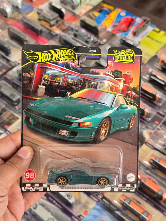 Premium Hot Wheels Mitsubishi 3000GT VR - 4 - Boulevard 98 (Imported) - Kinder Logs