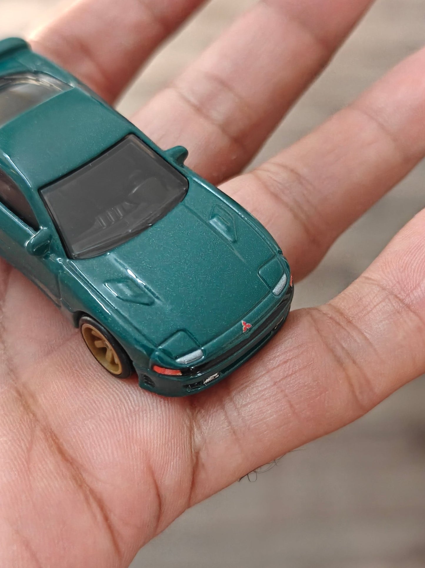 Premium Hot Wheels Mitsubishi 3000GT VR-4 - Dark Green (Uncarded - New) - Kinder Logs