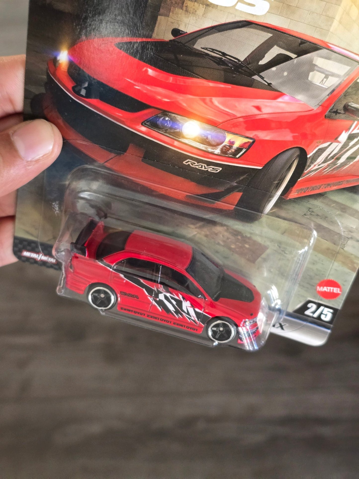 Premium Hot Wheels Mitsubishi Lancer Evolution IX - Fast & Furious (Imported) - Kinder Logs