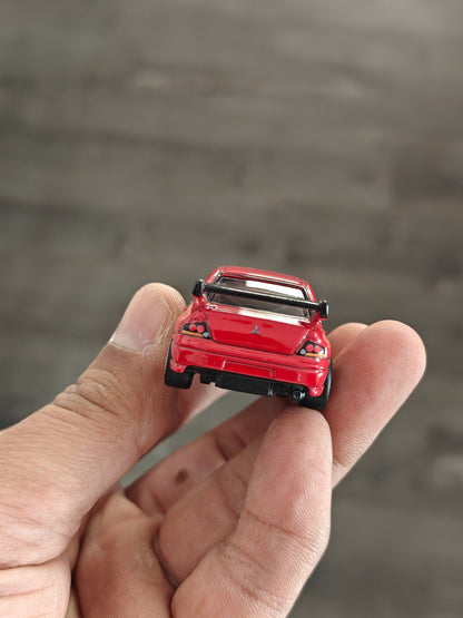 Premium Hot Wheels Mitsubishi Lancer Evolution IX - Red (Uncarded - New) - Kinder Logs