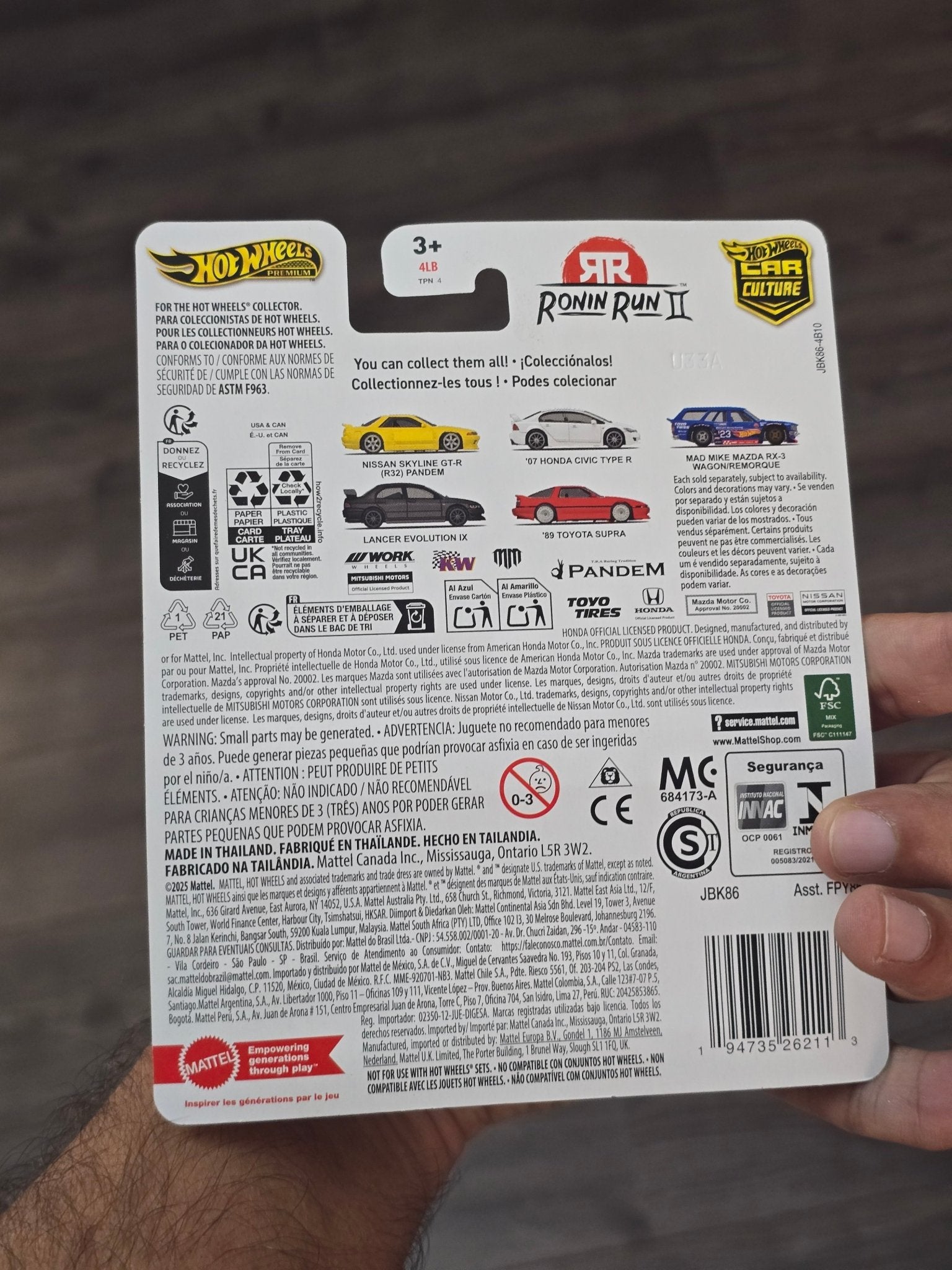 Premium Hot Wheels Mitsubishi Lancer Evolution IX - Ronin Run II (Imported) - Kinder Logs