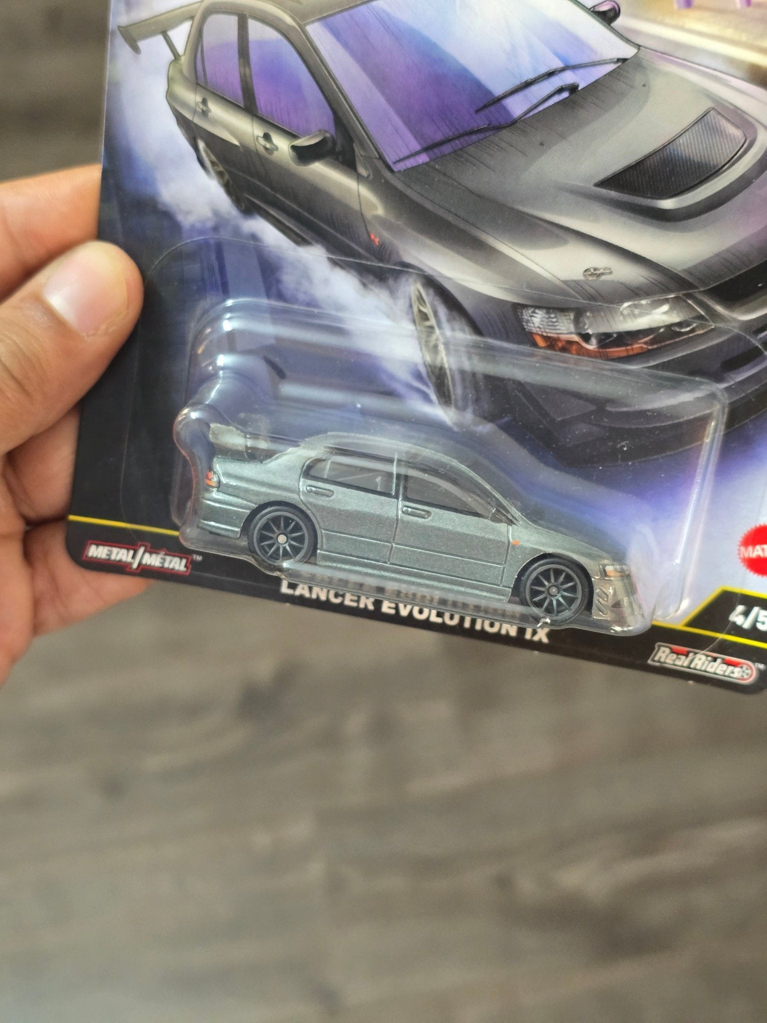 Premium Hot Wheels Mitsubishi Lancer Evolution IX - Ronin Run II (Imported) - Kinder Logs