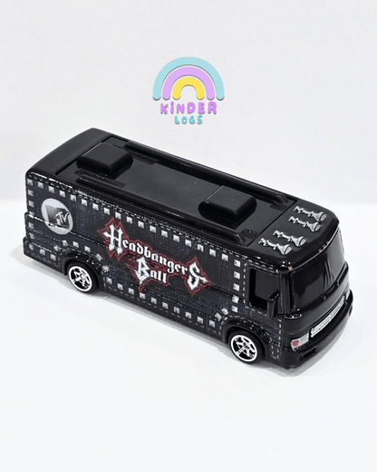 Premium Hot Wheels MTV Headbangers Ball Tour Bus (Uncarded) - Kinder Logs