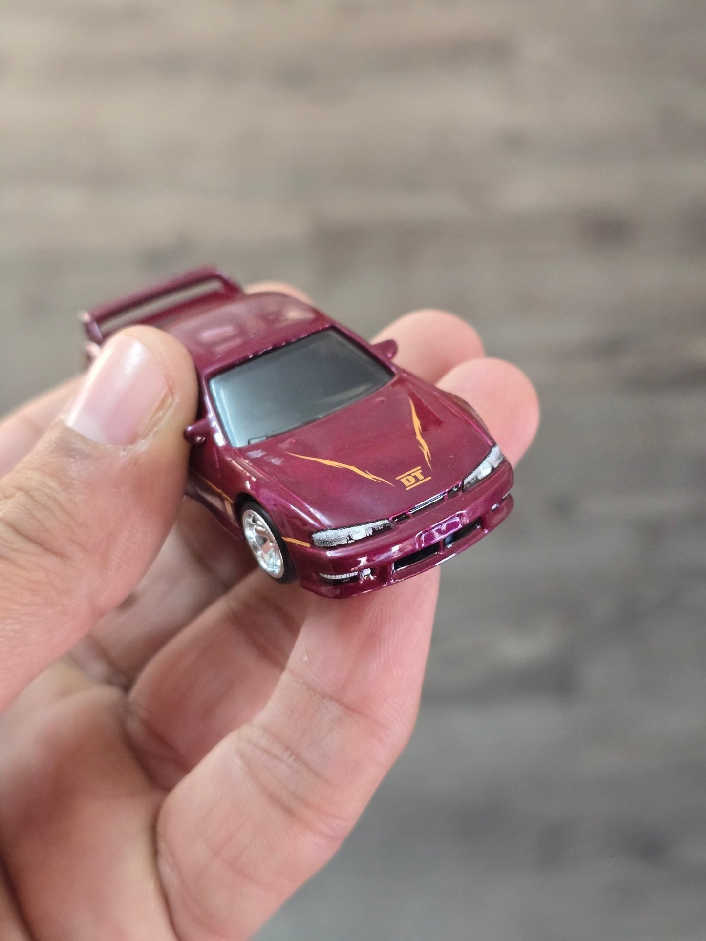 Premium Hot Wheels Nissan 240SX S14 (Uncarded - New) - Kinder Logs