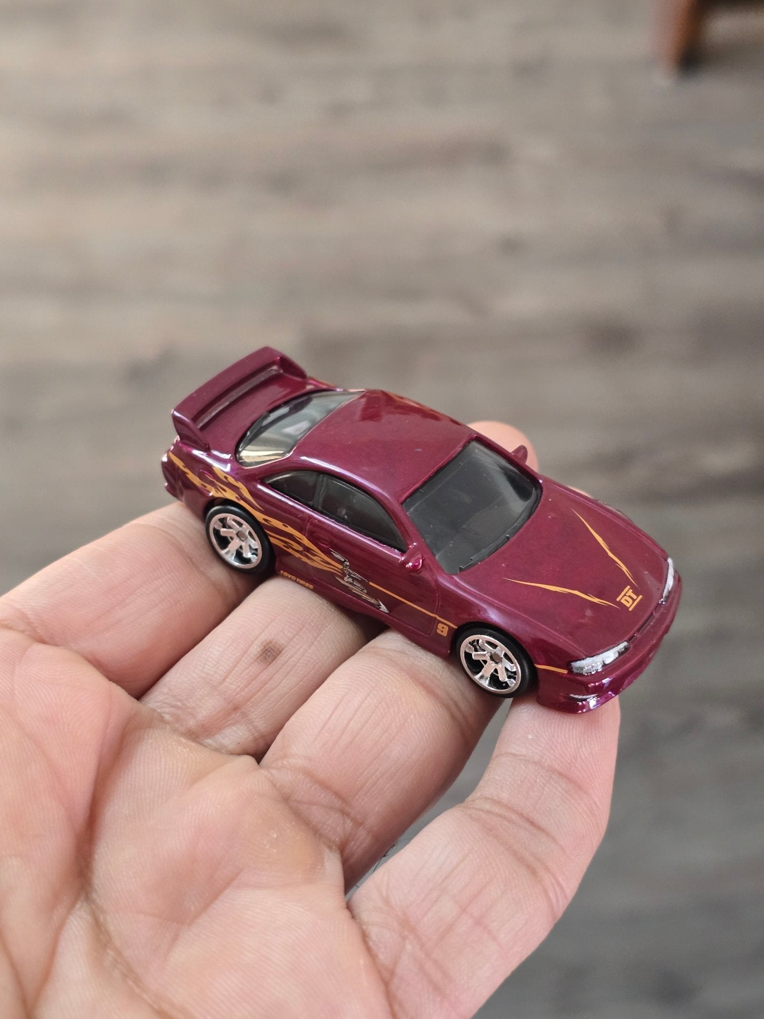 Premium Hot Wheels Nissan 240SX S14 (Uncarded - New) - Kinder Logs