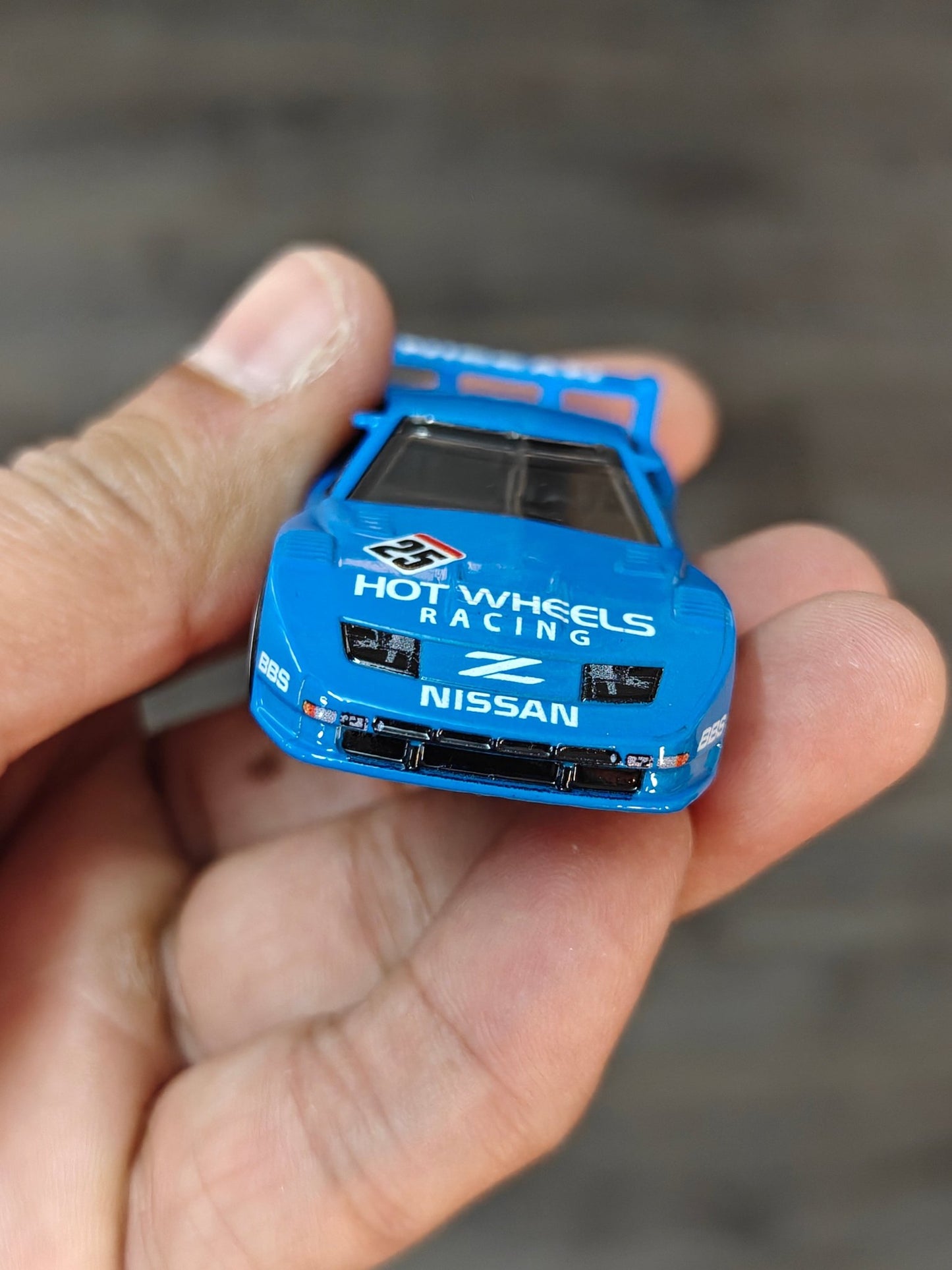 Premium Hot Wheels Nissan 300ZX - Blue (Uncarded - New) - Kinder Logs