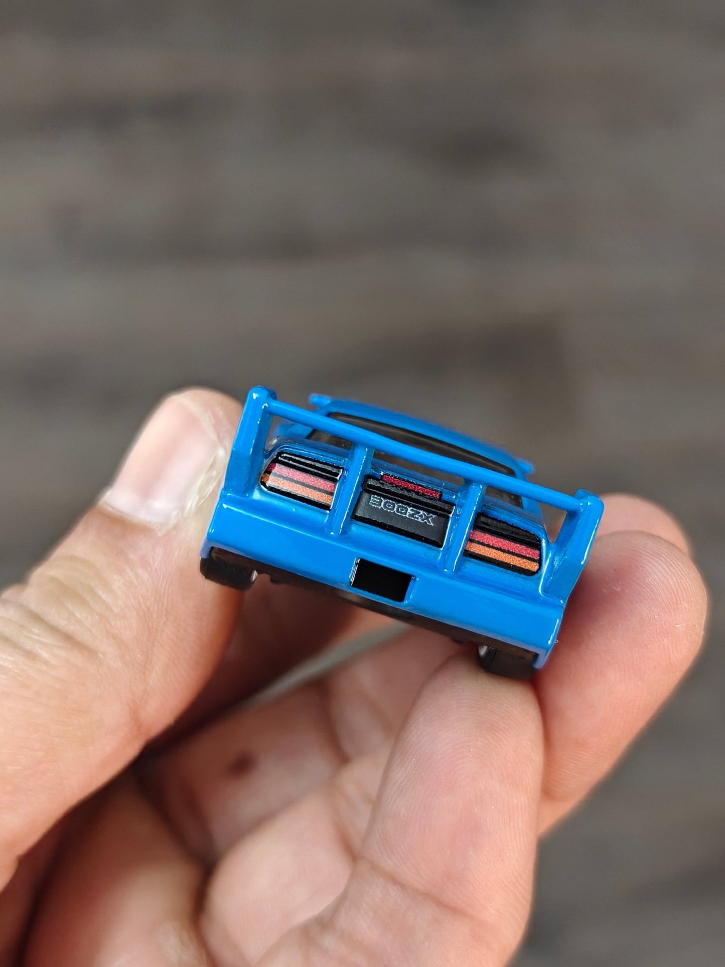 Premium Hot Wheels Nissan 300ZX - Blue (Uncarded - New) - Kinder Logs