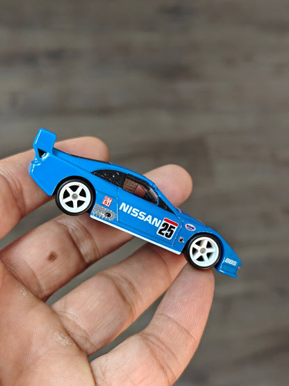 Premium Hot Wheels Nissan 300ZX - Blue (Uncarded - New) - Kinder Logs