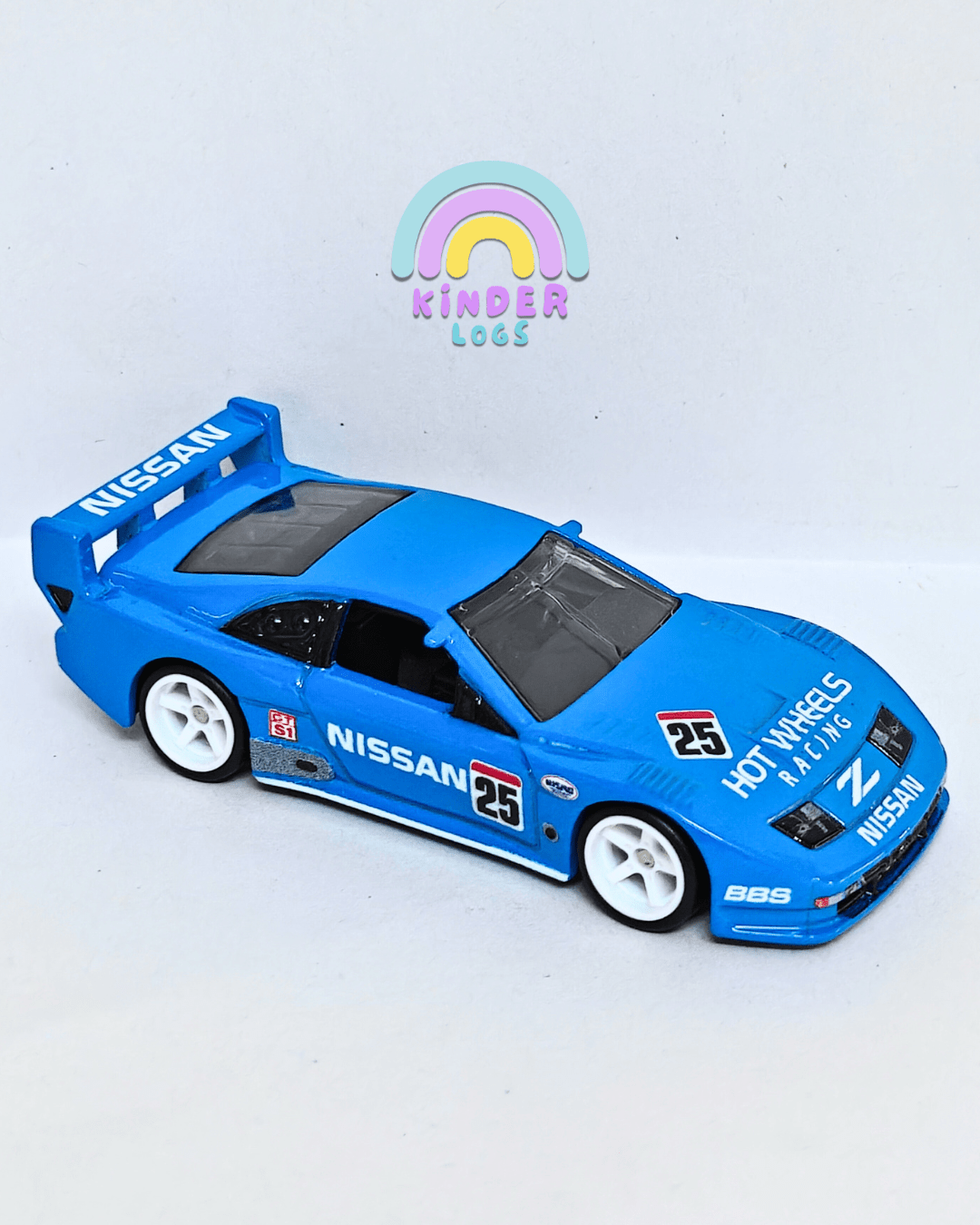 Premium Hot Wheels Nissan 300ZX - Blue (Uncarded - New) - Kinder Logs
