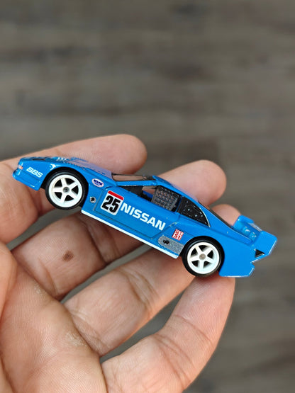 Premium Hot Wheels Nissan 300ZX - Blue (Uncarded - New) - Kinder Logs