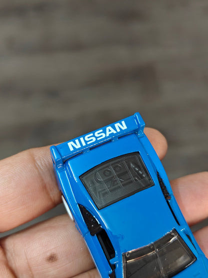 Premium Hot Wheels Nissan 300ZX - Blue (Uncarded - New) - Kinder Logs
