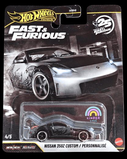 Premium Hot Wheels Nissan 350Z Custom (Imported) - Kinder Logs