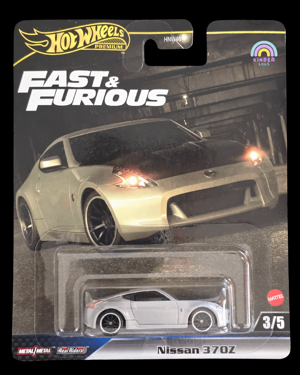 Premium Hot Wheels Nissan 370Z - Fast And Furious - Kinder Logs