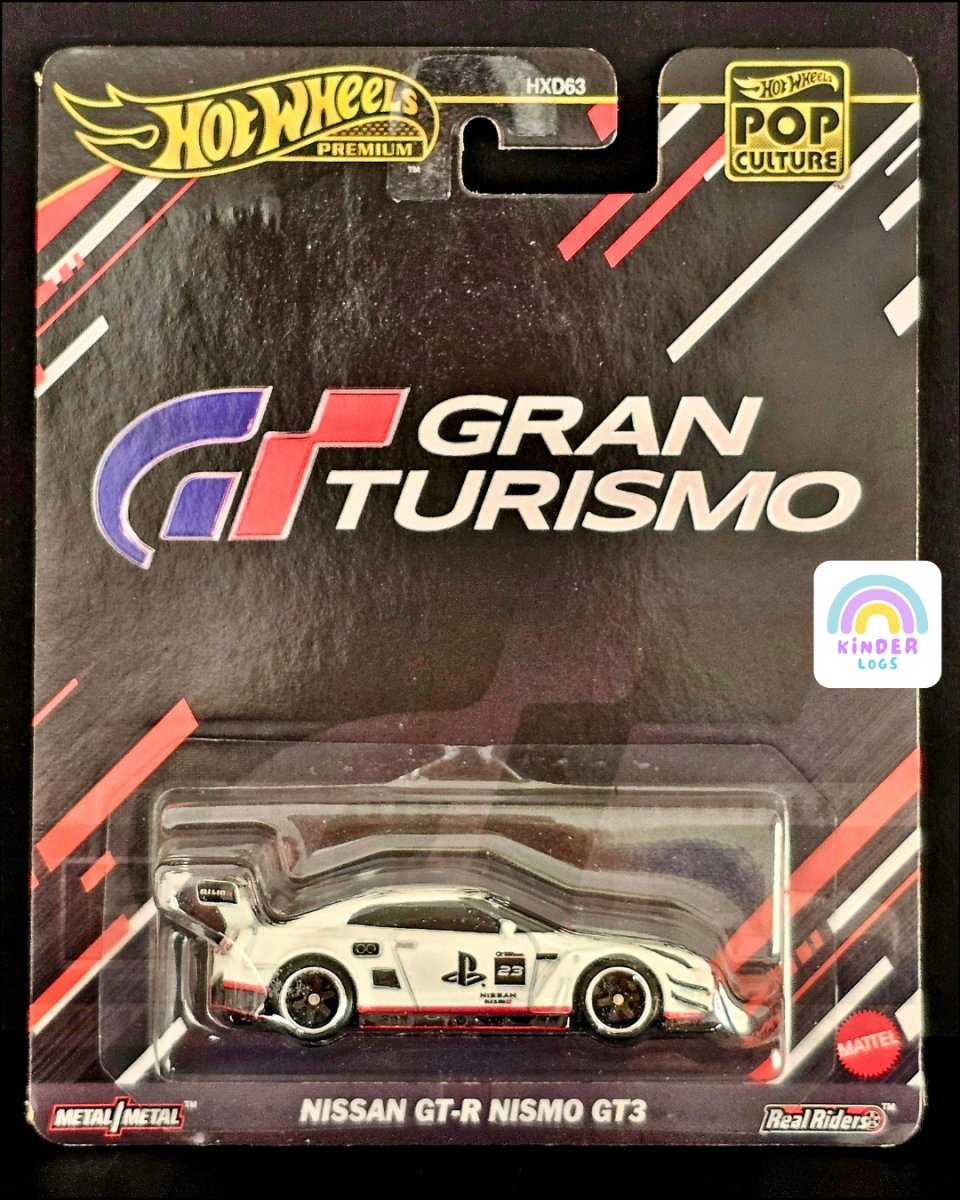 Premium Hot Wheels Nissan GT - R Nismo GT3 - Gran Turismo - Kinder Logs