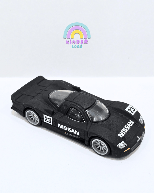 Premium Hot Wheels Nissan R390 GT1 - Matte Black (Uncarded) - Kinder Logs
