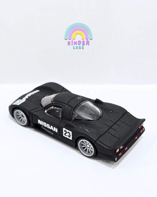 Premium Hot Wheels Nissan R390 GT1 - Matte Black (Uncarded) - Kinder Logs