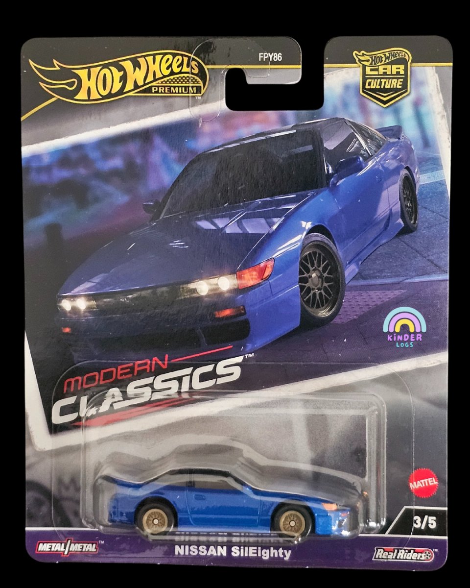 Premium Hot Wheels Nissan SilEighty - Modern Classics - Kinder Logs