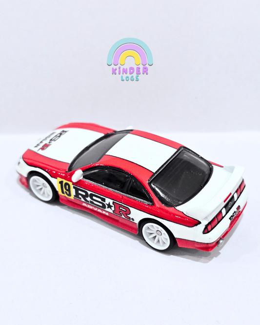 Premium Hot Wheels Nissan Silvia S14 - Red - White (Uncarded) - Kinder Logs