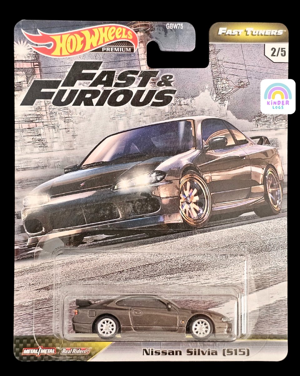 Premium Hot Wheels Nissan Silvia (S15) - Fast And Furious - Kinder Logs