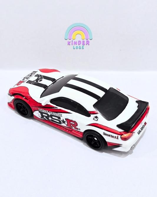 Premium Hot Wheels Nissan Silvia S15 - Red - White (Uncarded) - Kinder Logs