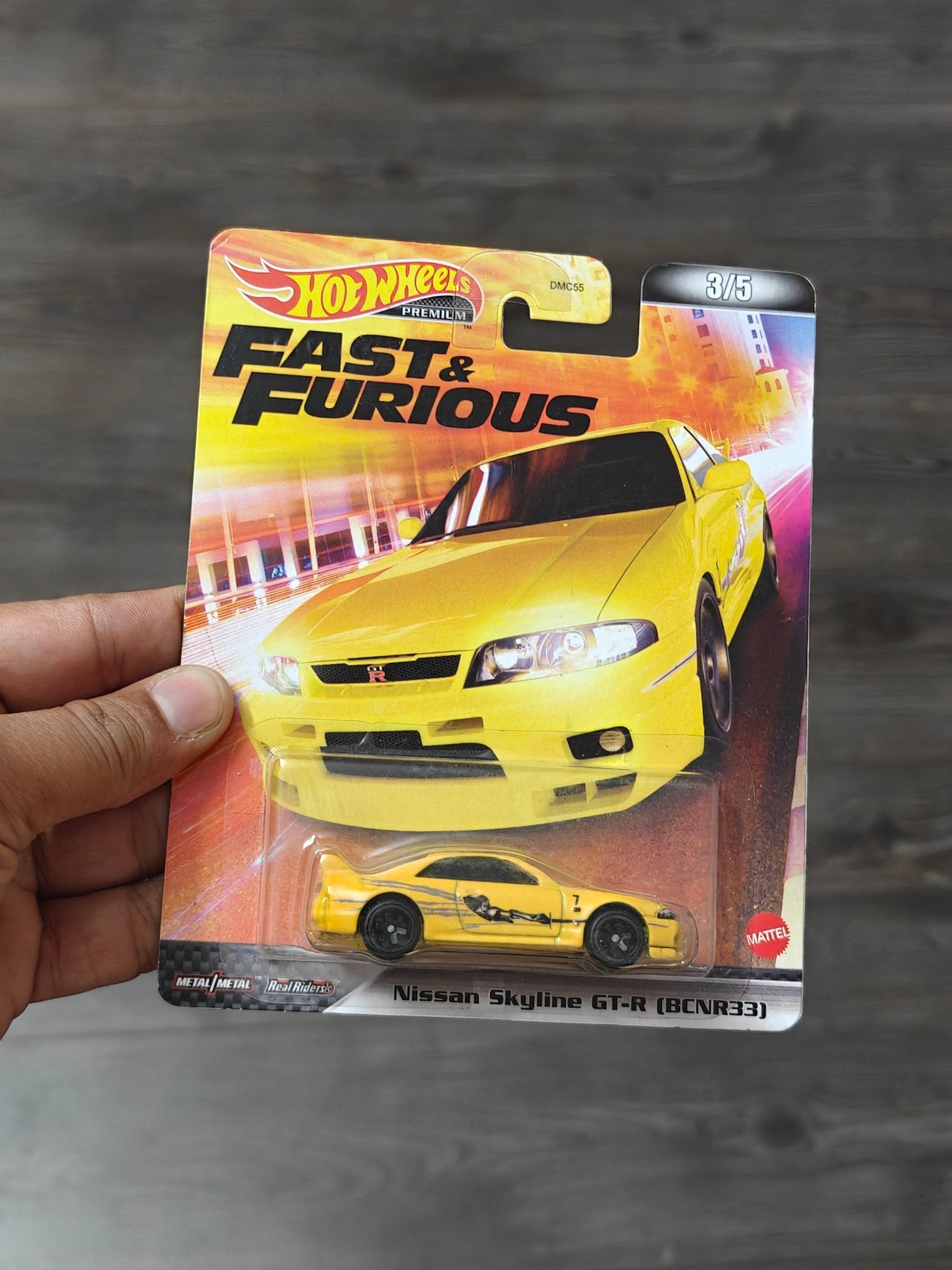 Premium Hot Wheels Nissan Skyline GT - R (BCNR33) - Fast & Furious - Kinder Logs