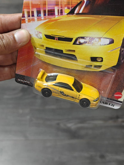 Premium Hot Wheels Nissan Skyline GT - R (BCNR33) - Fast & Furious - Kinder Logs
