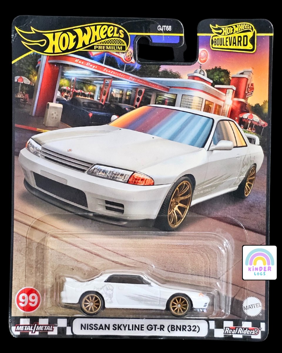 Premium Hot Wheels Nissan Skyline GT - R (BNR32) - Kinder Logs