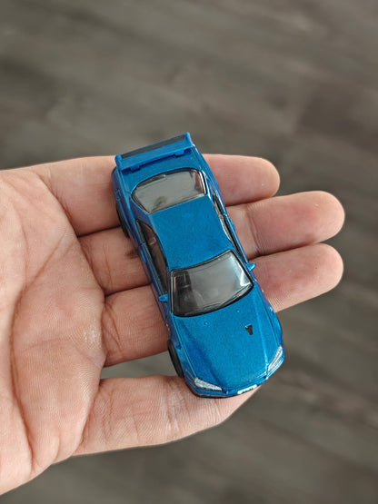 Premium Hot Wheels Nissan Skyline GT - R BNR34 - Blue (Uncarded - New) - Kinder Logs