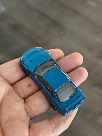 Premium Hot Wheels Nissan Skyline GT - R BNR34 - Blue (Uncarded - New) - Kinder Logs