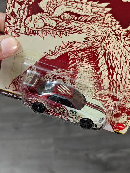 Premium Hot Wheels Nissan Skyline GT - R BNR34 GODZILLA (Imported) - Kinder Logs