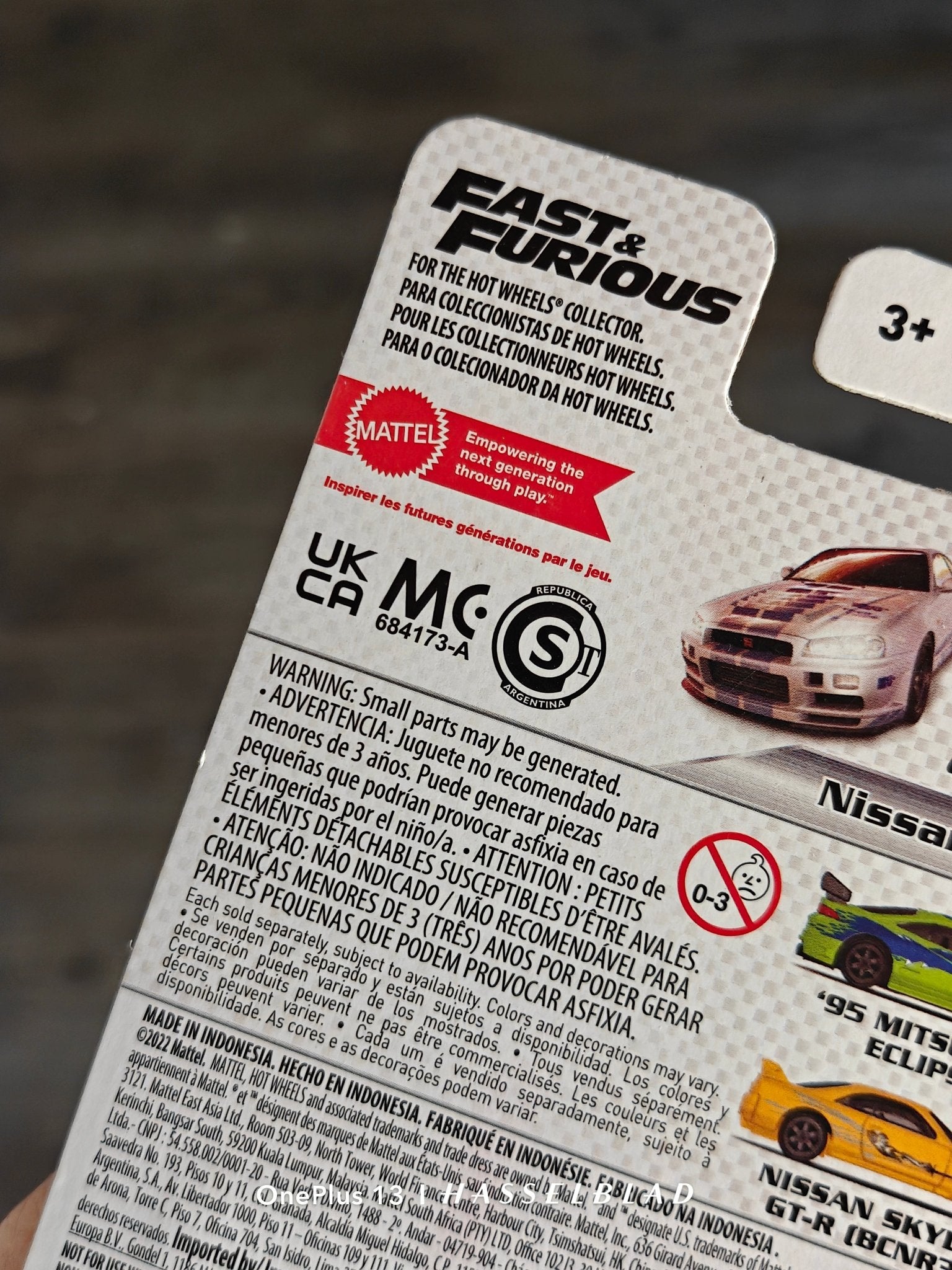 Premium Hot Wheels Nissan Skyline GT - R BNR34 (Paul Walker Edition) - Kinder Logs