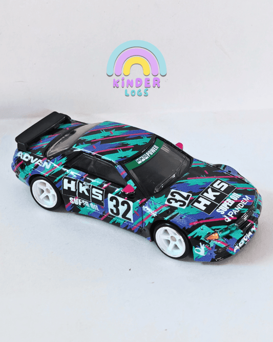 Premium Hot Wheels Nissan Skyline GT - R (R32) Pandem - Black (Uncarded - New) - Kinder Logs
