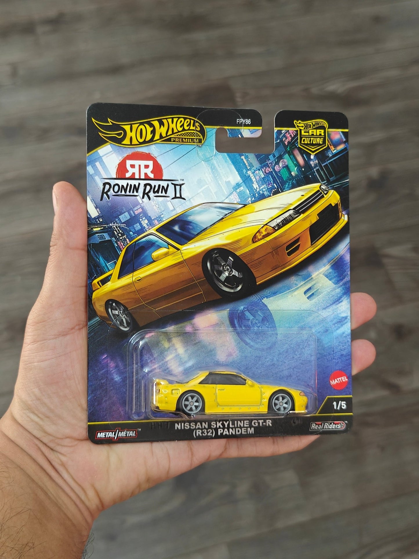 Premium Hot Wheels Nissan Skyline GT-R R32 Pandem - Ronin Run II (Imported) - Kinder Logs