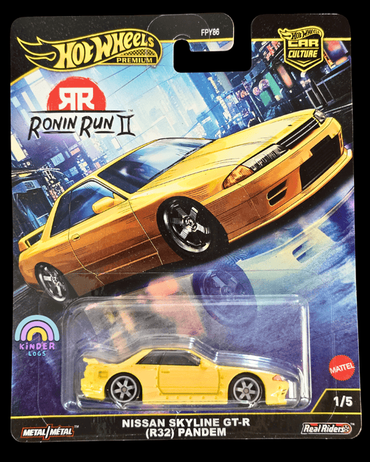 Premium Hot Wheels Nissan Skyline GT - R R32 Pandem - Ronin Run II (Imported) - Kinder Logs