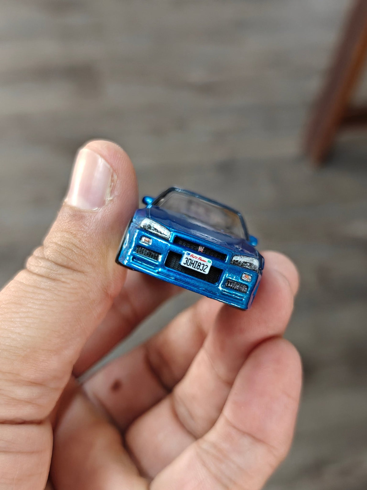 Premium Hot Wheels Nissan Skyline GT-R V-Spec II BNR34 - F&F Brian O'Conner (Uncarded - New) - Kinder Logs