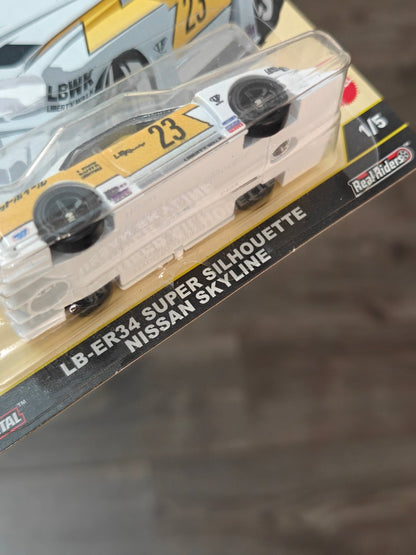 Premium Hot Wheels Nissan Skyline LB - ER34 Super Silhouette - Silhouettes (Imported) - Kinder Logs