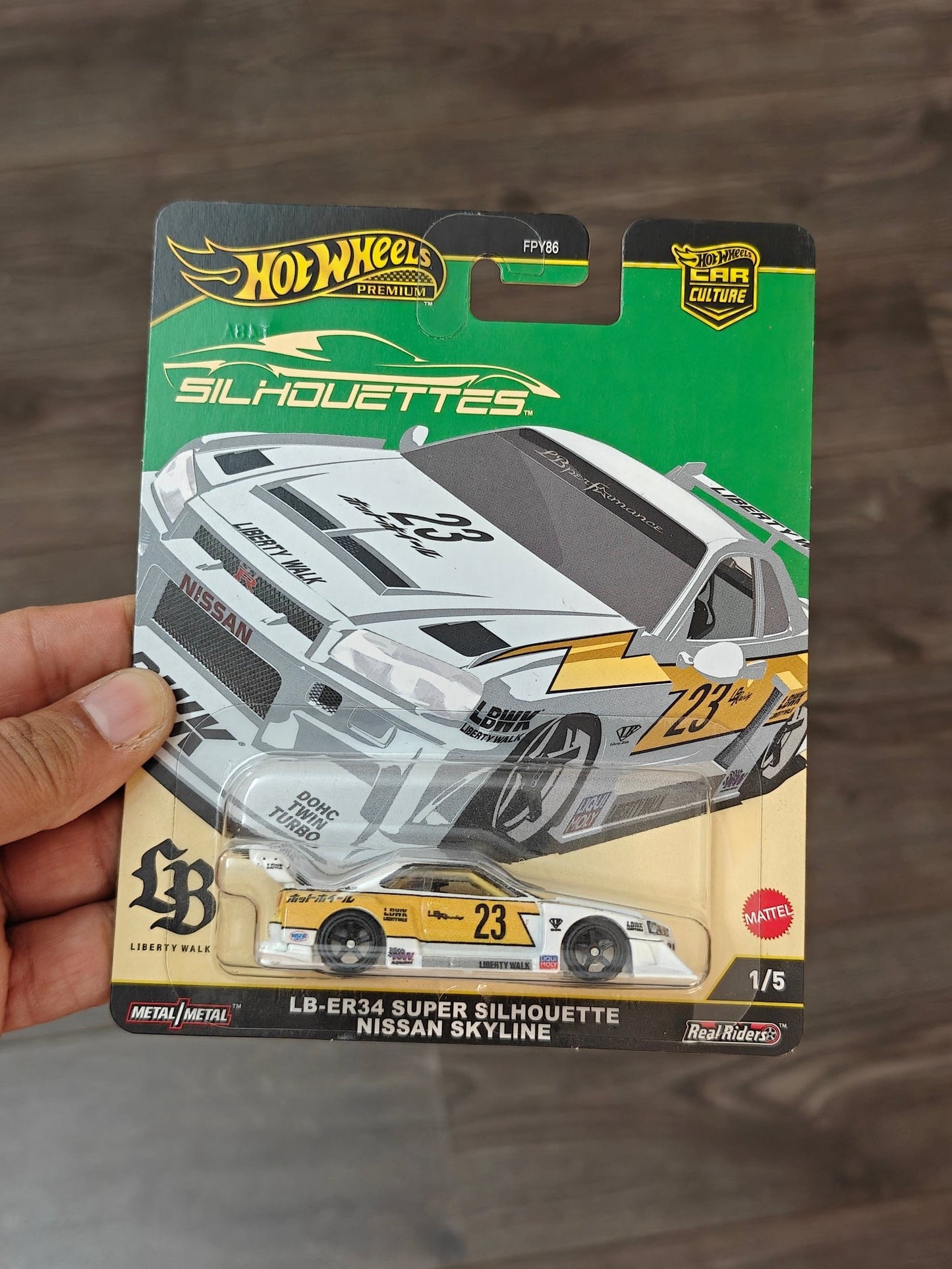 Premium Hot Wheels Nissan Skyline LB - ER34 Super Silhouette - Silhouettes (Imported) - Kinder Logs