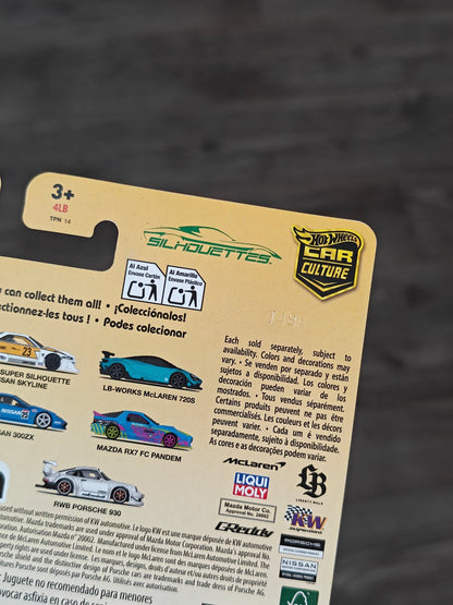 Premium Hot Wheels Nissan Skyline LB - ER34 Super Silhouette - Silhouettes (Imported) - Kinder Logs