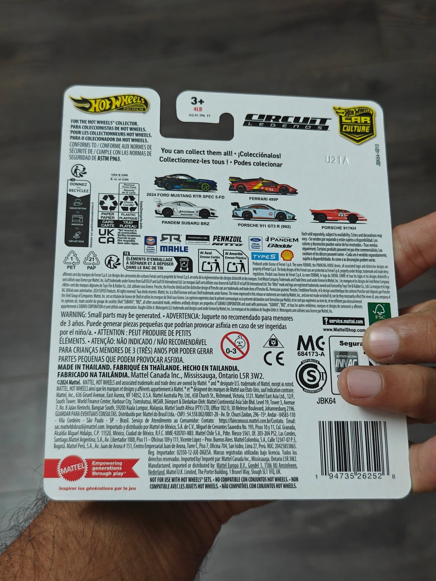 Premium Hot Wheels Pandem Subaru BRZ - Circuit Legends (Imported) - Kinder Logs
