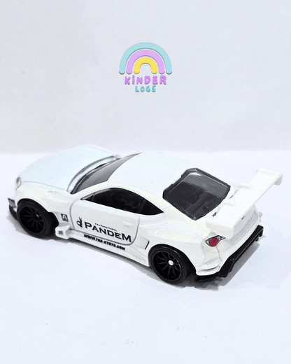 Premium Hot Wheels Pandem Subaru BRZ - White (Uncarded - New) - Kinder Logs