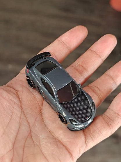 Premium Hot Wheels Porsche 718 Cayman GT4 - Grey (Pre-Owned) - Kinder Logs