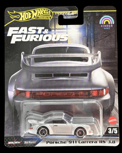 Premium Hot Wheels Porsche 911 Carrera 3.8 - Fast & Furious (Imported) - Kinder Logs