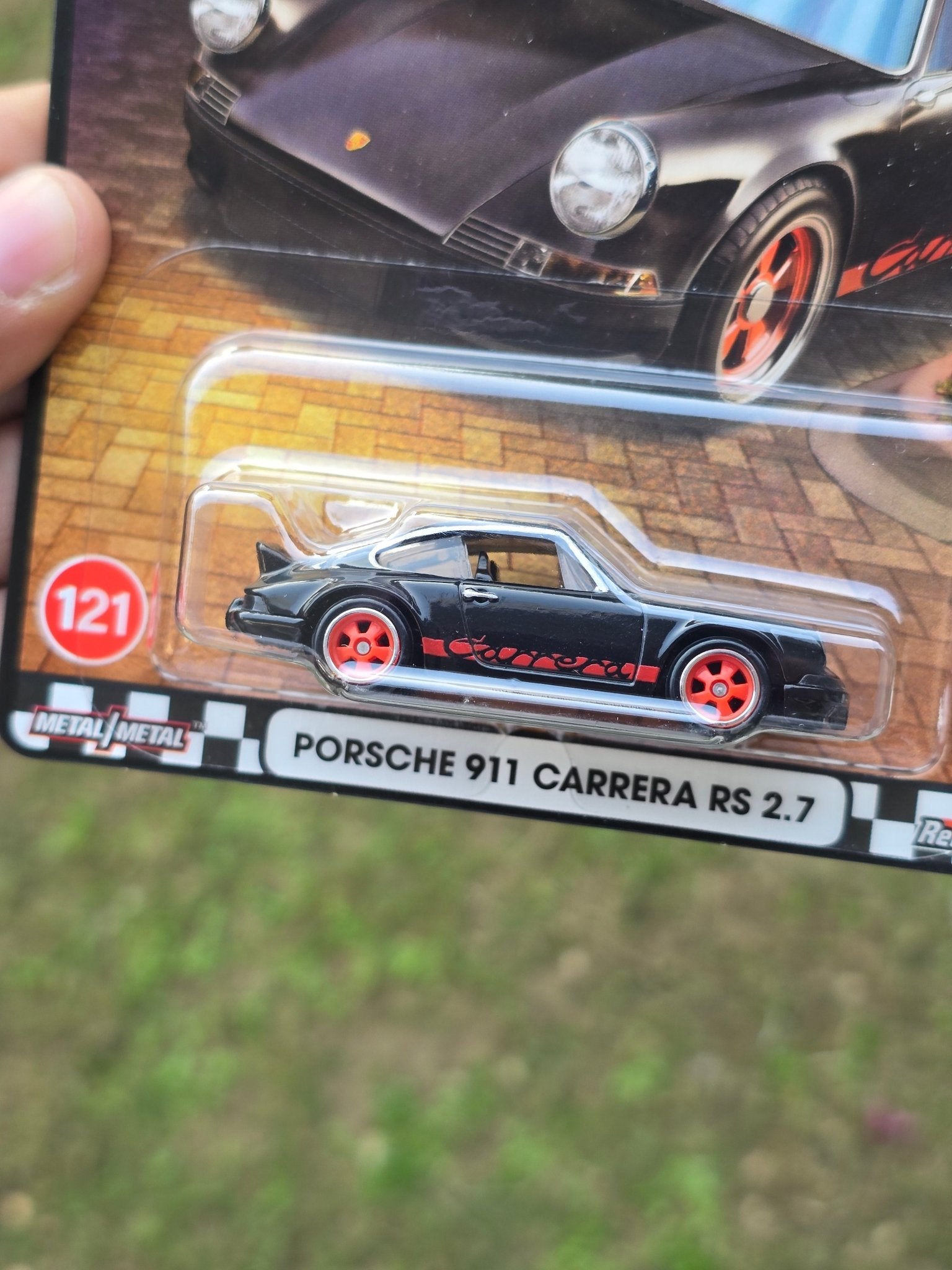 Premium Hot Wheels Porsche 911 Carrera RS 2.7 - Boulevard 121 (Imported) - Kinder Logs