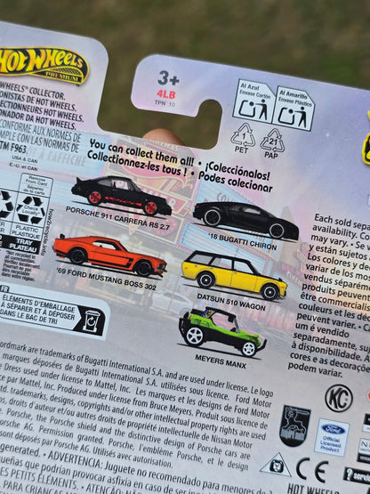 Premium Hot Wheels Porsche 911 Carrera RS 2.7 - Boulevard 121 (Imported) - Kinder Logs