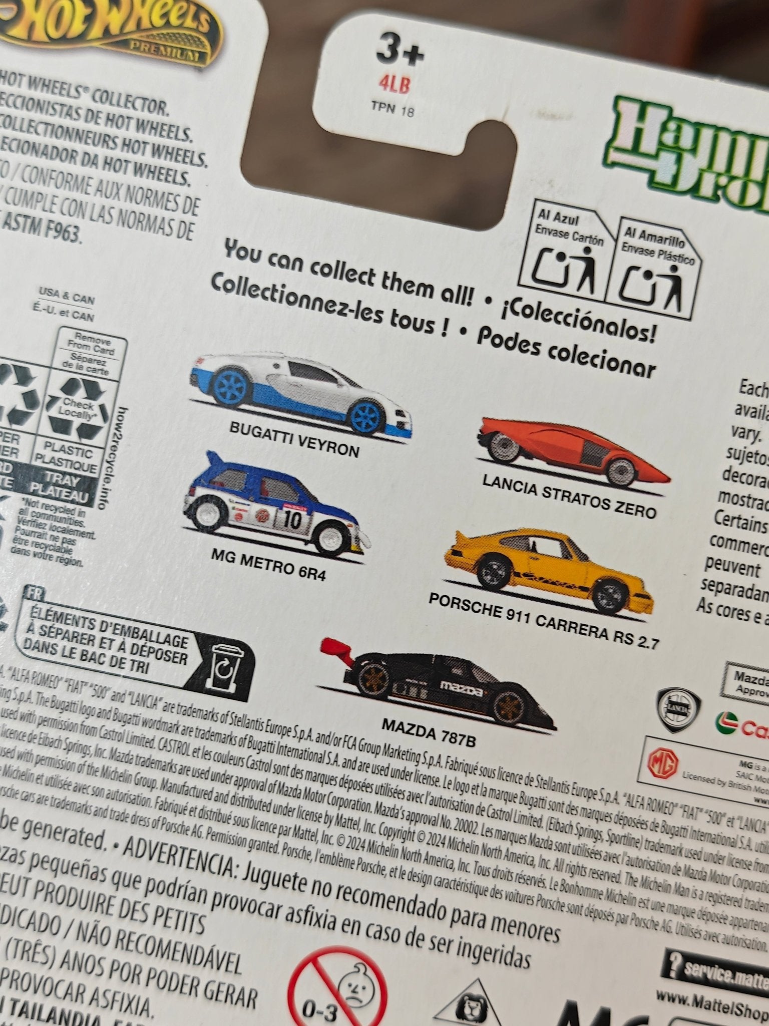 Premium Hot Wheels Porsche 911 Carrera RS 2.7 - Hammer Drop (Imported) - Kinder Logs